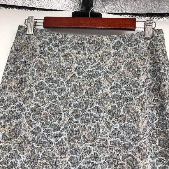 BCBGMaxAzria Haze Grey Floral Lace Bridette Crop Top & Matching Skirt size S - Picture 14 of 16